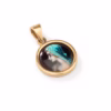 Antique 18K Gold Enamel Pendant