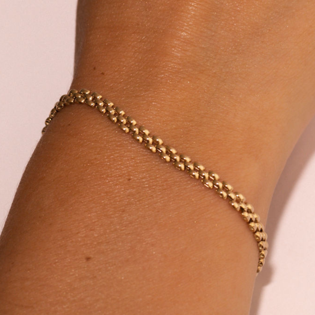 Panther link bracelet