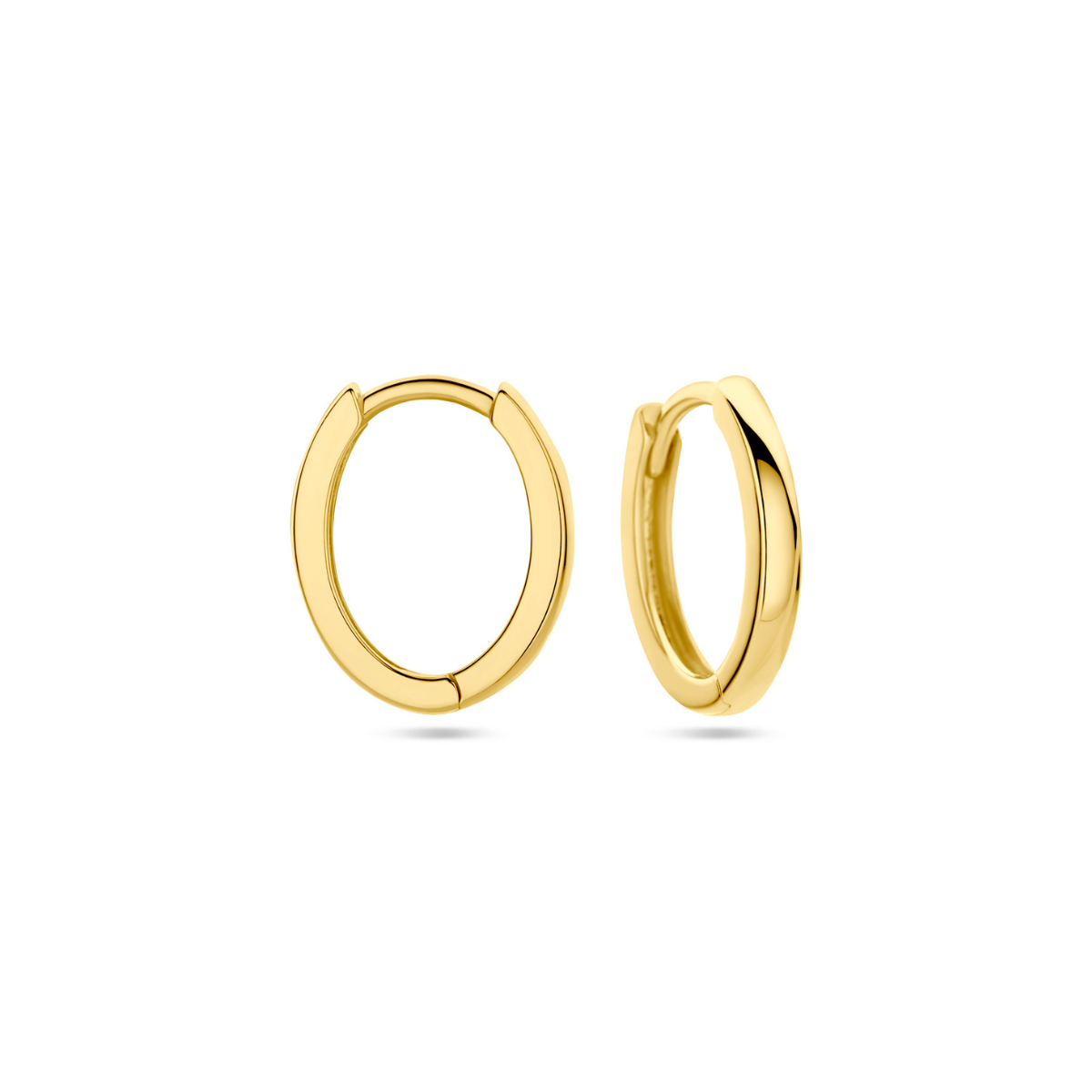 Large Gold Huggie Hoops