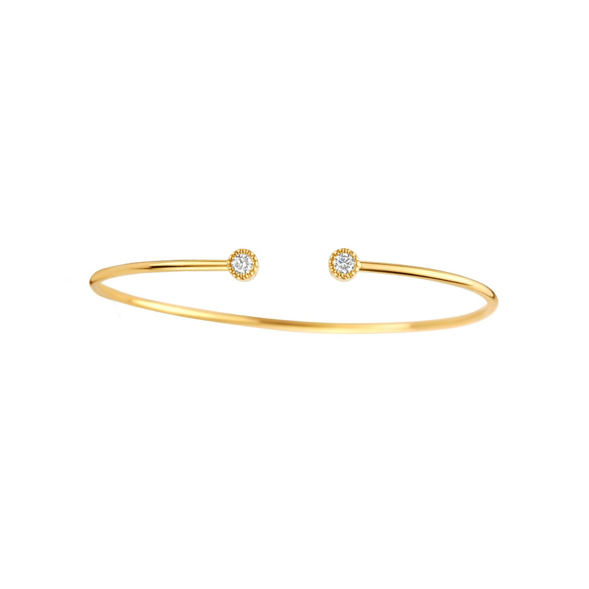 The Halo Diamond Bangle